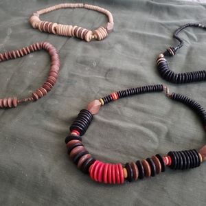 Traditional Vintage Necklaces from Wood (Nara)